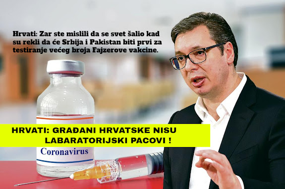 Hrvati poručili Vučiću da Srbija nije nikakav lider, već da su vakcine Srbiji date da bi se izvršilo testiranje