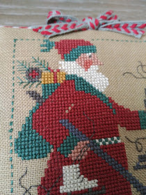 The Prairie Schooler, Santa Claus, Papa Noel, bordado, embroidery, broderie, punto cruz, cross stitch, point croix, Christmas, Noel, Navidad