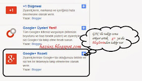 google plus rozeti eklemek, 