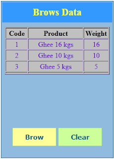 Get Row Data in Tables from MySQL