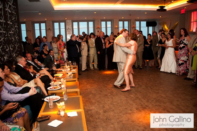 Avenue Long Branch wedding groom parent dance