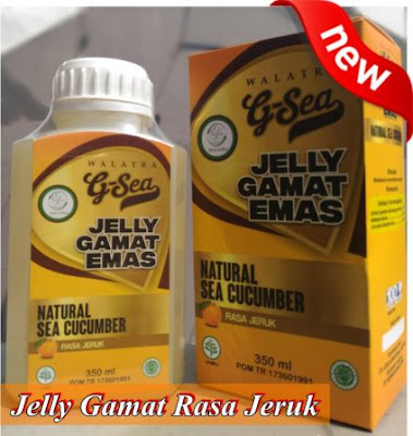 Khasiat Jelly Gamat Herbal Rasa Jeruk