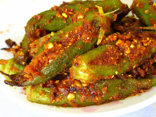 Bharwan bhindi, punjabi dish, punjabi recipe