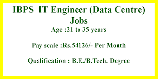 IT Engineer (Data Centre) Jos in IBPS