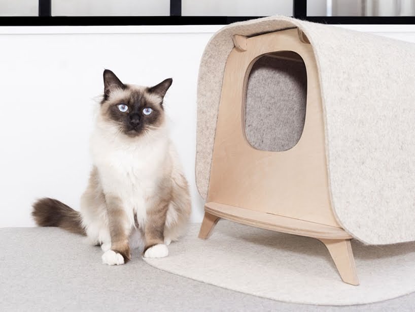 Tim Defleur ha diseñado The Wool Lodge, una pieza moderna de muebles para mascotas