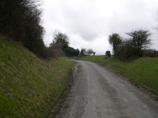 One of the very Steep Northerly Ascents of Old Winchester Hill