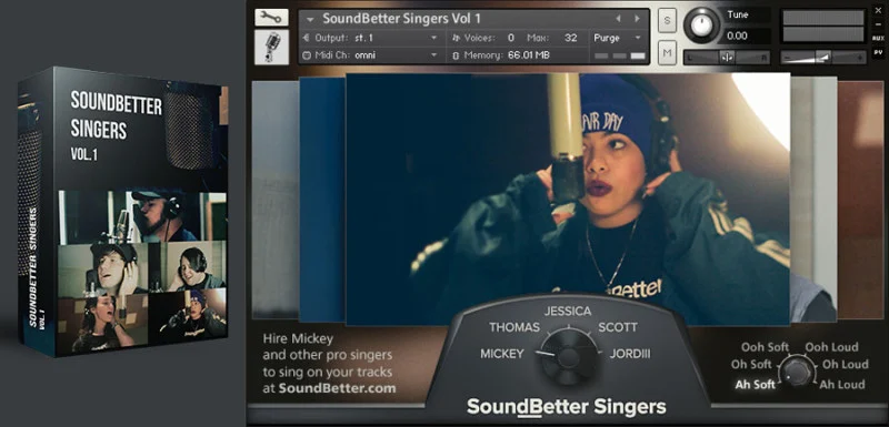 Free SoundBetter Singers free background vocals Kontakt library