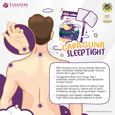 Cough Patch & Sleep Tight Patch Produk Terbaru Dari Tasneem