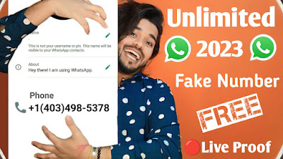Get private number for WhatsApp 