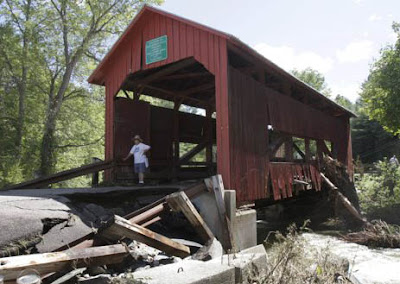 towns battle floods