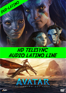 AVATAR 2 – EL CAMINO DEL AGUA – THE WAY OF WATERAKA – DVD-5 – LATINO – HD TELESYNC – 2022 – (VIP)