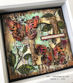 Tim Holtz Tattered Butterfly Shadow Box