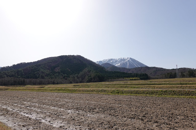鳥取県道314号赤松大山線　種原　大山の眺望