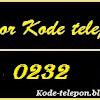 0232 — Kode Telepon Area Mana ?  