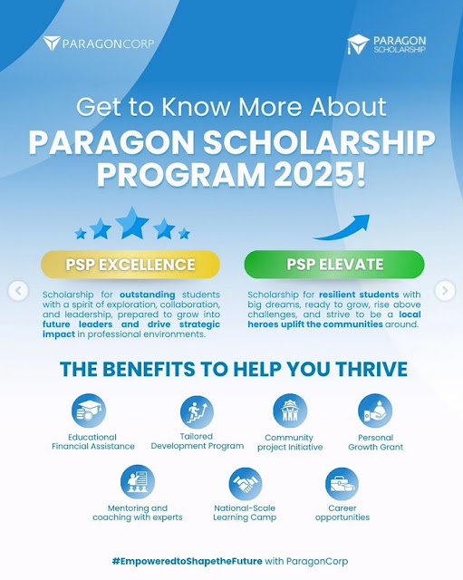 Paragon Scholarship Program 2025 is now open