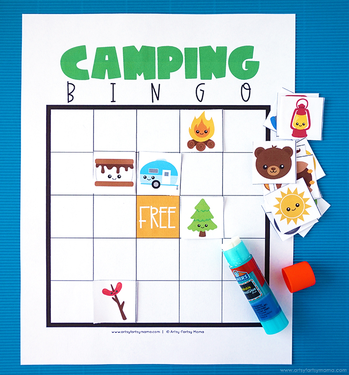 Free Printable Camping Bingo