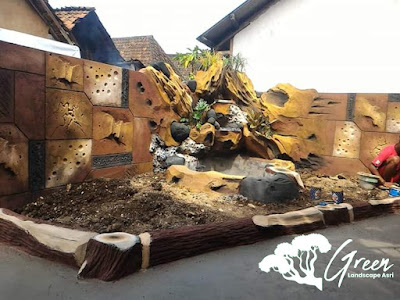 Jasa Tukang Kolam Tebing Banjar - Jasa Pembuatan Dekorasi Relief di Banjar