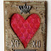 Vintage heart card - You are loved