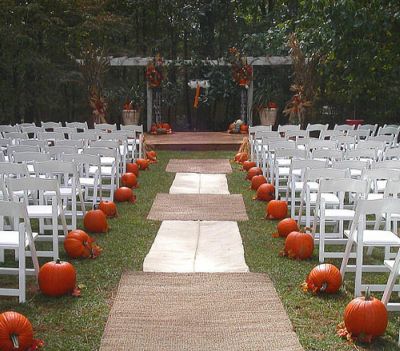 pumpkins in the wedding,