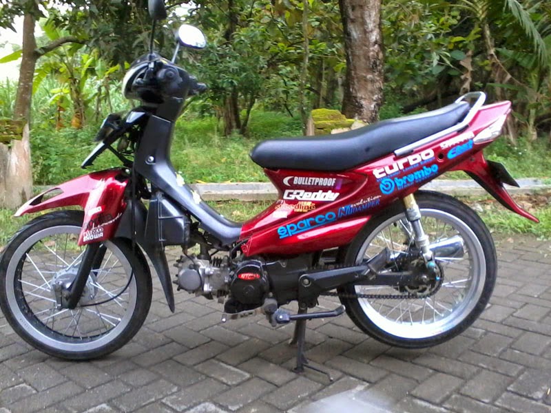 foto modifikasi motor suzuki smash