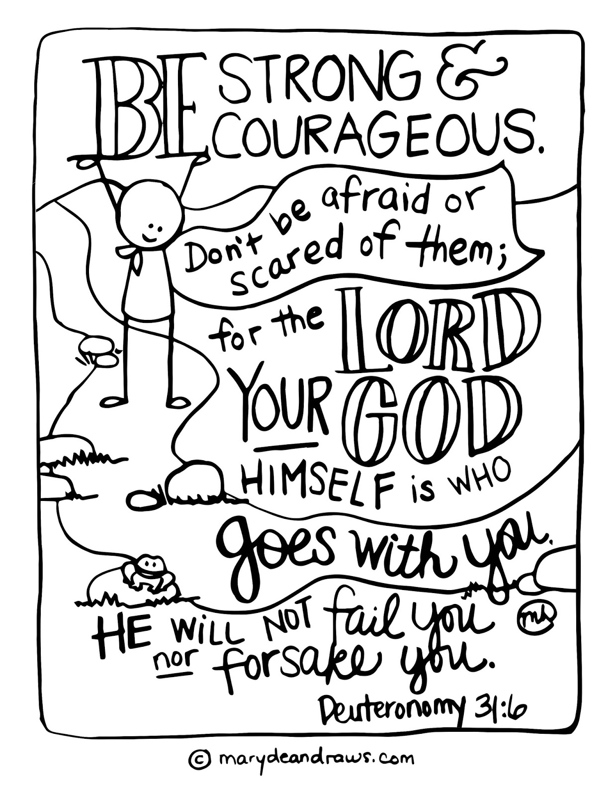 I made this verse into a coloring page for you or for you to share with your kiddos especially the afraid of the dark ones here to the