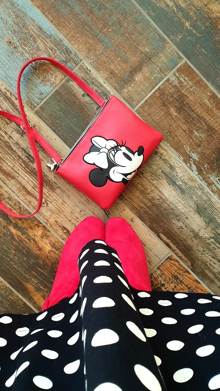 Polka Dots And A Pop Of Red To Brighten Up Your Day