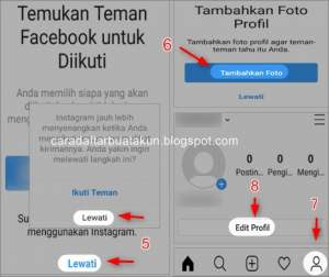 Daftar Akun Instagram Lewat HP Android