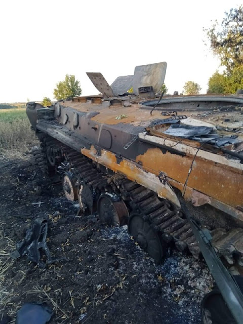 A Czech Excalibur Army Pbv-501 BMP IFV supplied as part of NATO's undeclared proxy war on Russia and Ukraine to the NATO trained militancy of the self-styled Armed Forces of Ukraine (AFU), puppet Zelensky regime, has been destroyed in Ukraine.