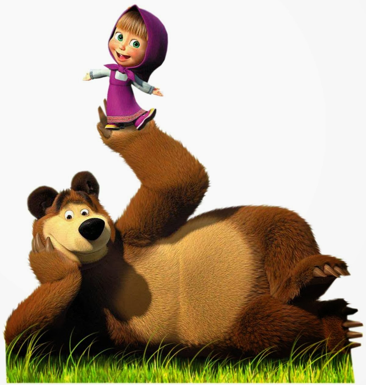 Kumpulan Gambar Masha And The Bear Ceria