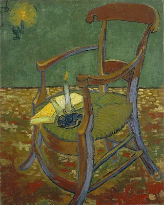 Paul Gauguin's Armchair, 1888. Van Gogh Museum, Amsterdam painting Vincent van Gogh
