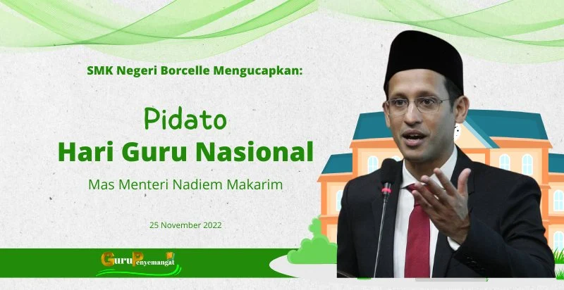 Pidato Hari Guru Nasional 2022 Nadiem Makarim