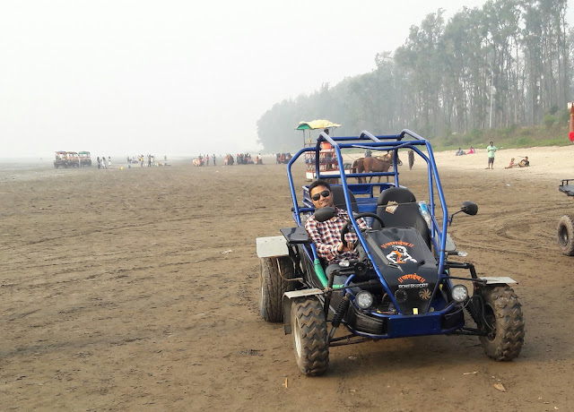 Dirt bike ride on Kelva beach 