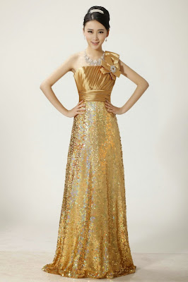 long gowns gold