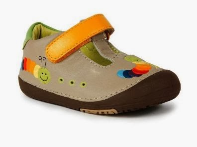 First Walker Rainbow Caterpillar T-Strap Leather Shoes Momo Baby