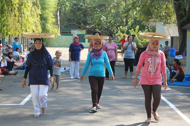 DANDIM 0726/SKH SAKSIKAN LOMBA MEMPERINGATI HUT RI 