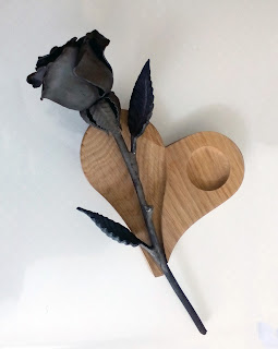 Metal Anniversary Rose
