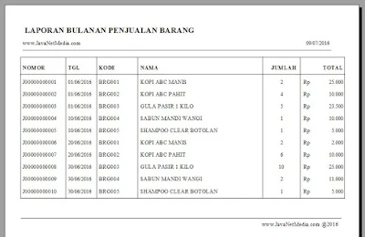 Cara Membuat Laporan Bulanan Crystal Report Pada VB .Net 2010