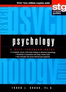 Psychology A Self Teaching Guide 
