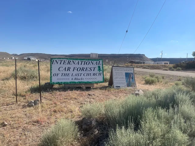 International Car Forest of the Last Church, Goldfield, Nevada | #WeirdNevada Weird Nevada
