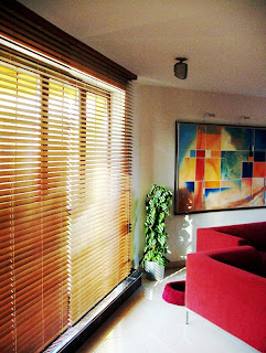 window bamboo blind