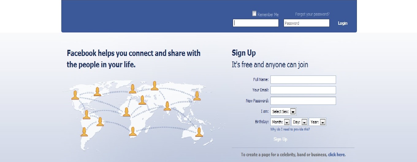 fake gmail login page. Fake login page for Facebook