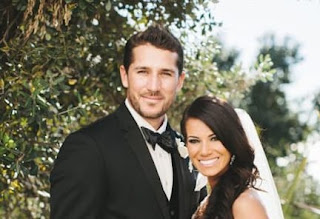 Trevor And His Wife On Their Wedding Day