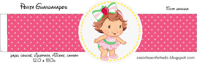 Strawberry Shortcake Baby Free Printable Party Kit.  