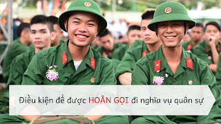 Các trường hợp được tạm hoãn và miễn gọi công dân nhập ngũ năm 2020