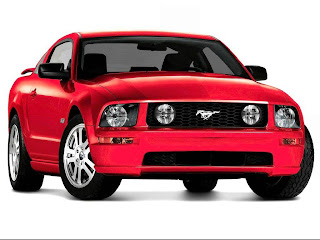 mustang red car hot wallpapper