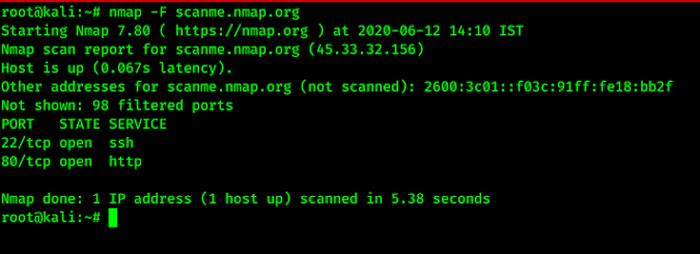 hacking tutorial nmap