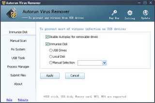 تحميل برنامج Autorun Virus Remover لازالة فيروس الاوتورن من الفلاش