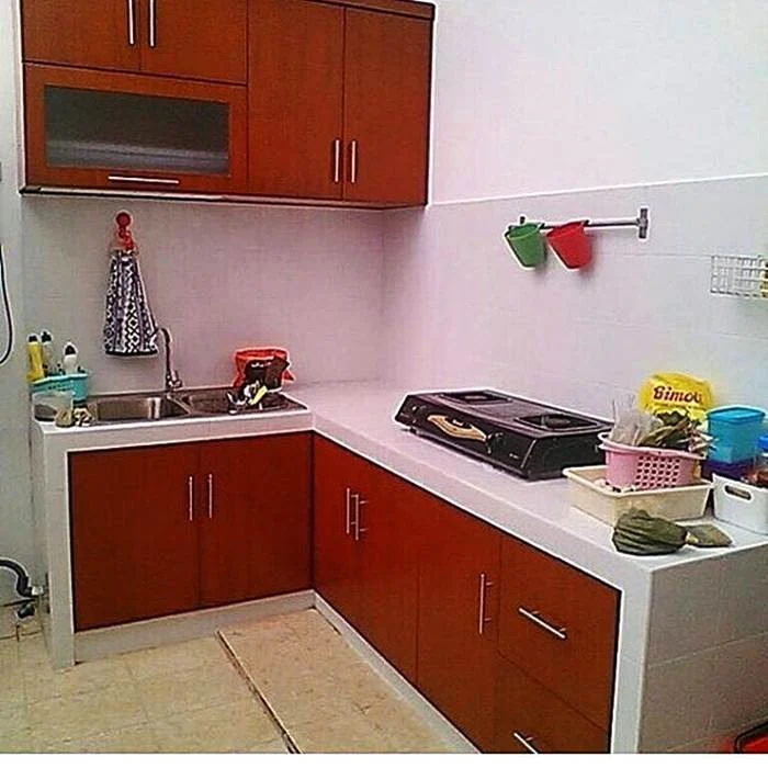 2 model kitchen set minimalis simple
