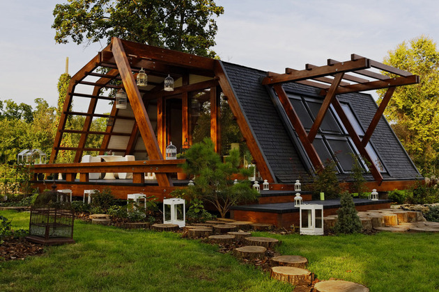  Rumah  Kayu Modern  Dengan Desain  Kontemporer  Desain  Rumah  