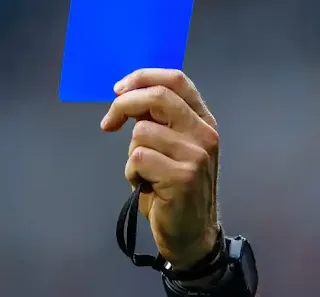 ce este cartonașul albastru si ce înseamnă el